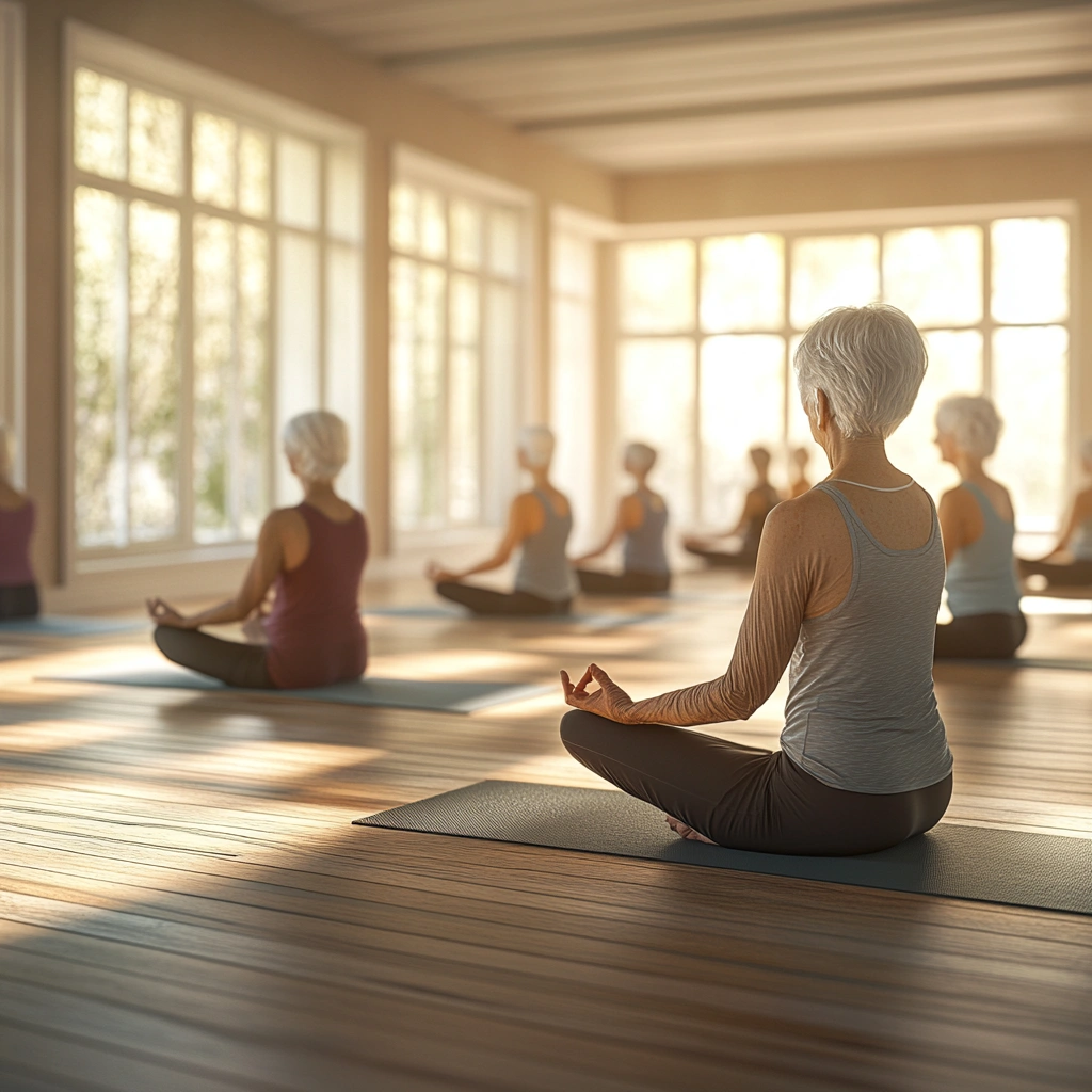 М'яка йога для пенсіонерів